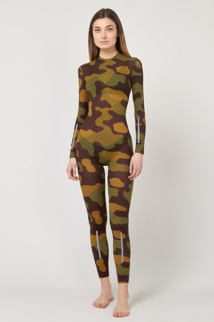 JUMPSUIT - GREEN/BROWN