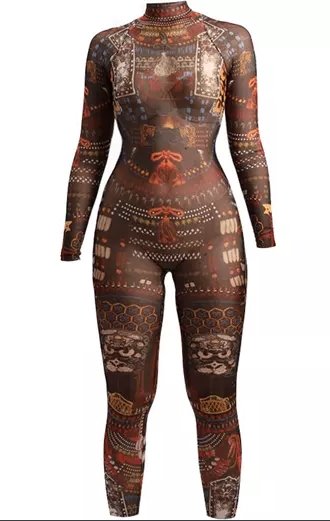 JUMPSUIT - RED/BLACK