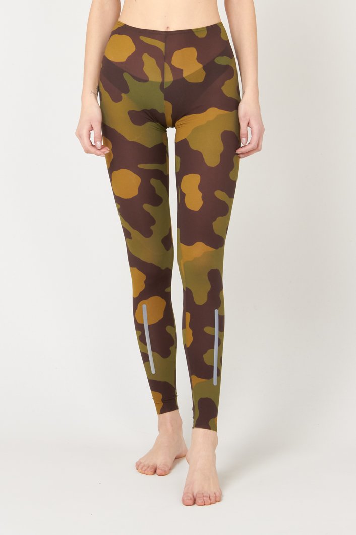 LEGGINGS - GREEN/BROWN