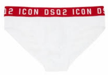 BRIEFS - WHITE/RED