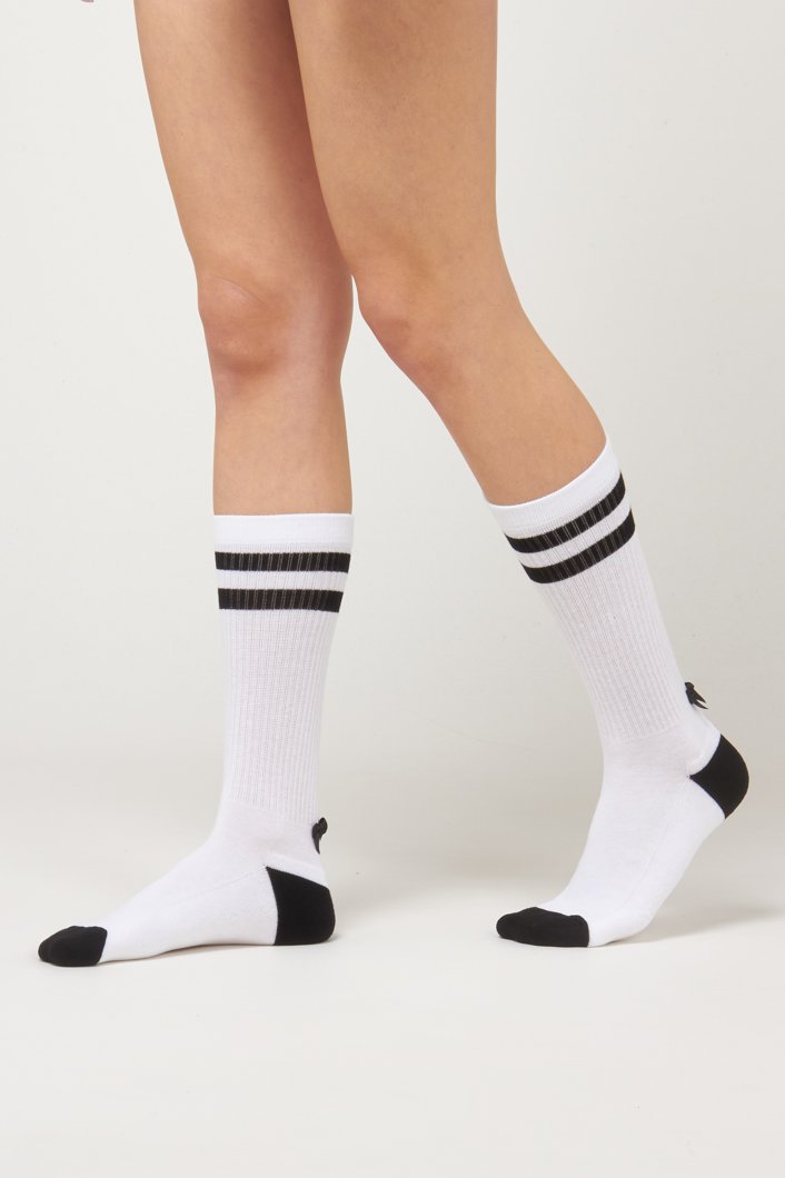 SOCKS - WHITE/BLACK