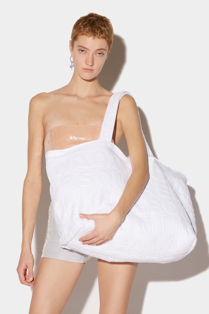 SHOPPING BAG - BIANCO