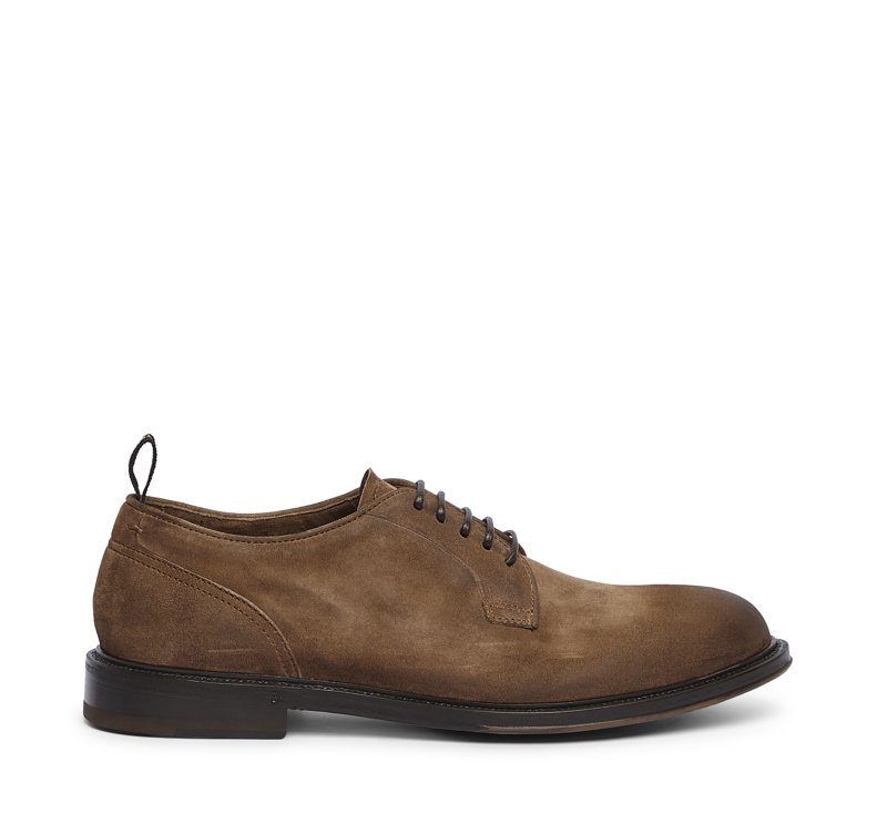LACE-UPS - COGNAC
