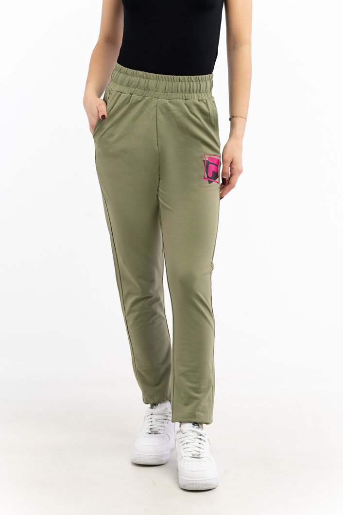 SPORT PANTS - OIL GREEN