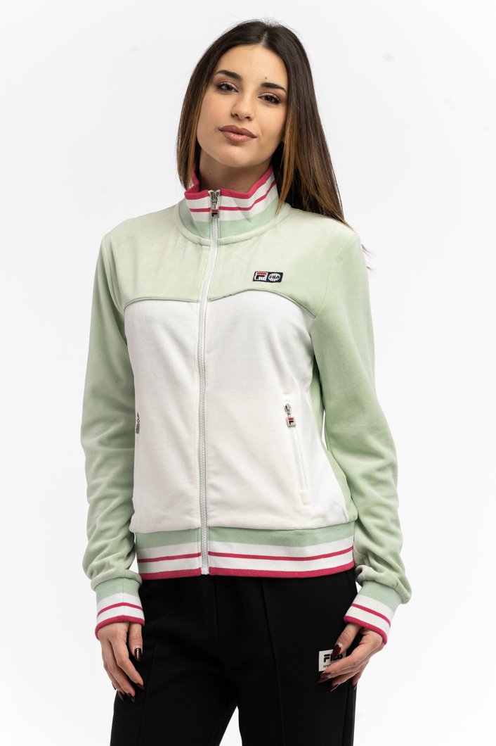 SWEATSHIRT - SILT GREEN/BRIGHT WHITE
