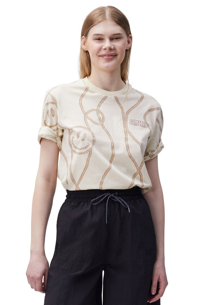 T-SHIRT - GANNI SYMBOLS MULTI
