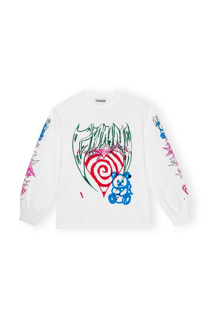 T-SHIRT LONG SLEEVE - BRIGHT WHITE