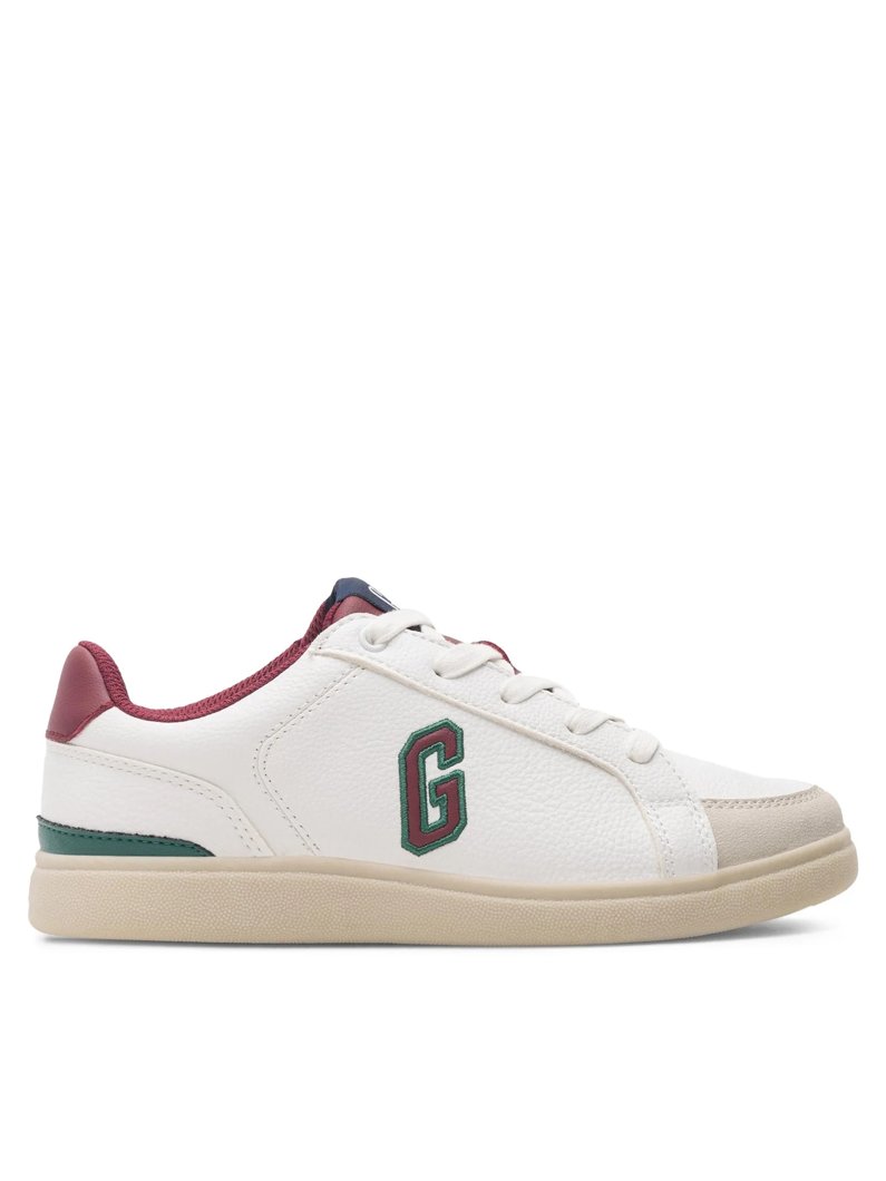 SNEAKERS - WHITE / BURGUNDY