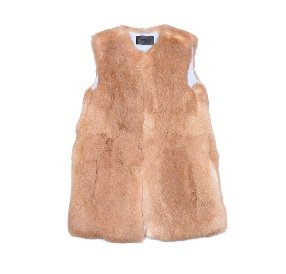 FUR VEST - NATURALE