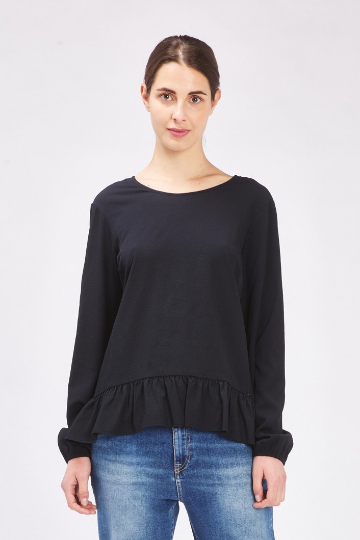 T-SHIRT LONG SLEEVE - BLACK