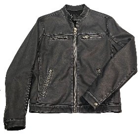 LEATHER JACKET - MIDNIGHT NAVY