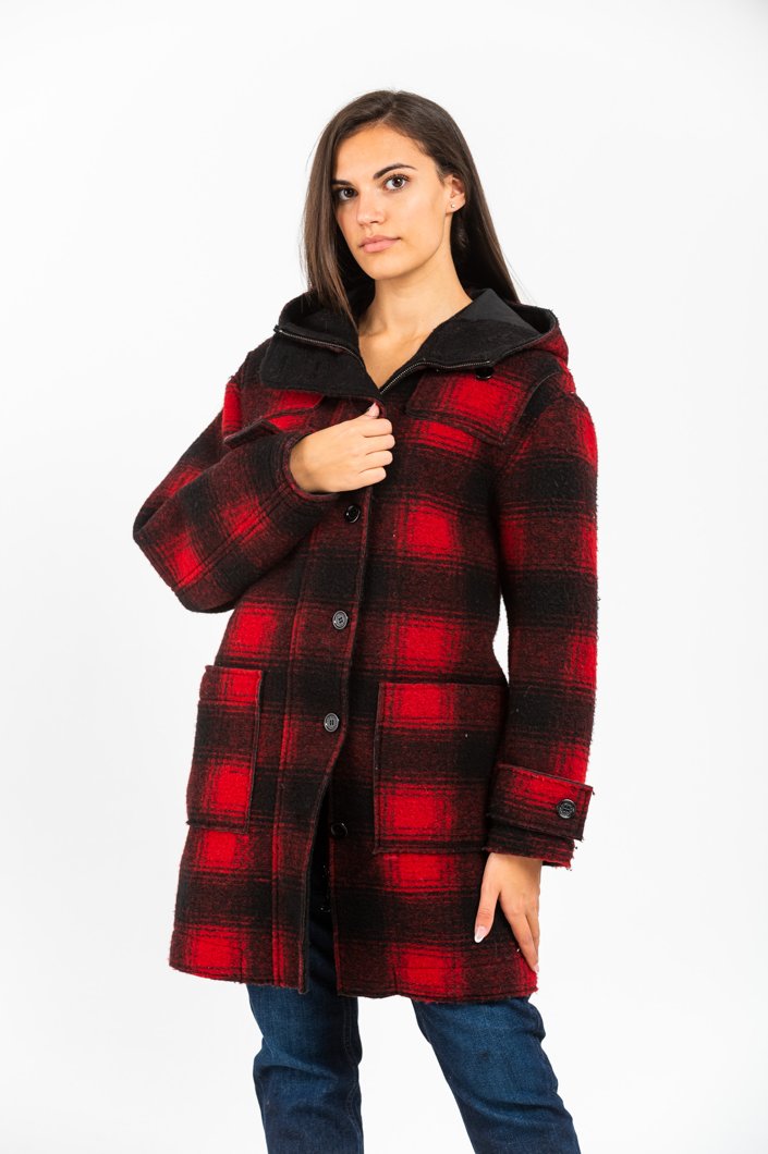 COAT - DEEP RED