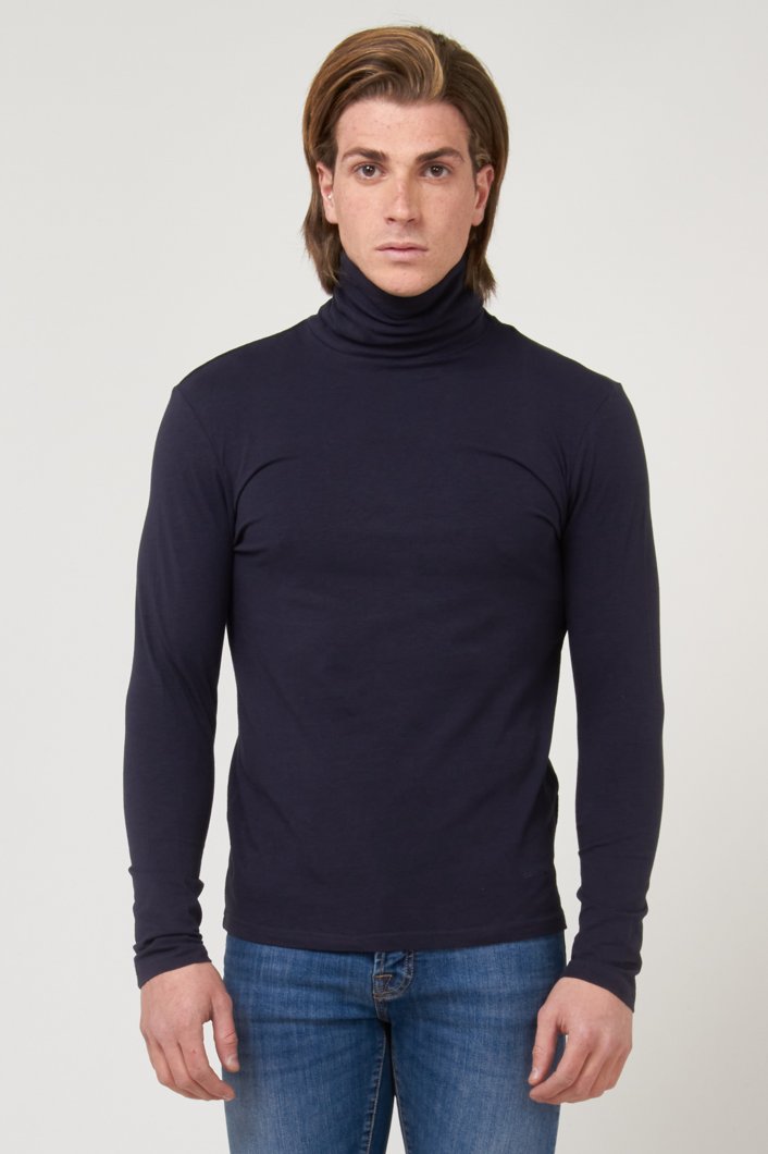 TURTLENECK - NAVY BLUE