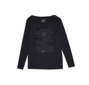 T-SHIRT LONG SLEEVE - BLACK