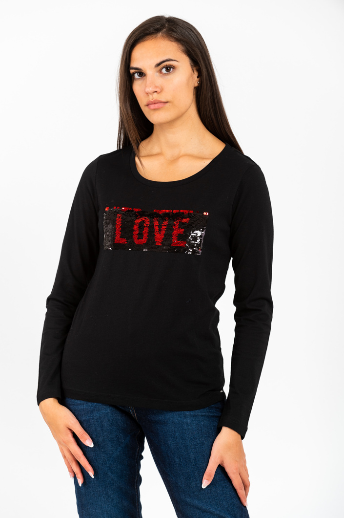 T-SHIRT LONG SLEEVE - BLACK