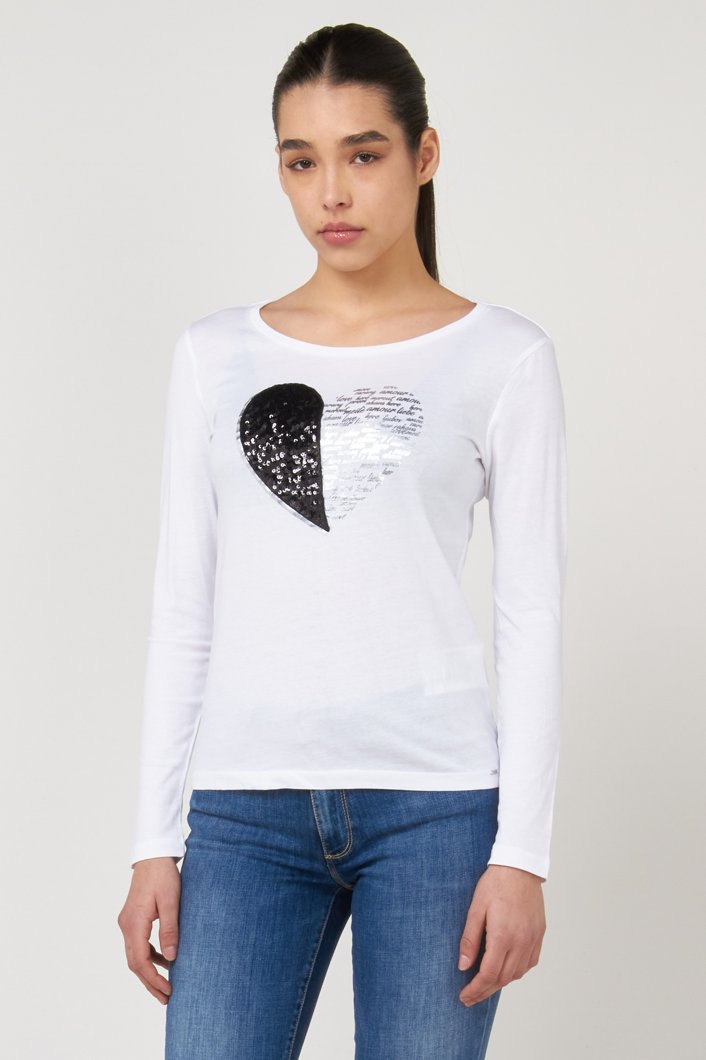 T-SHIRT LONG SLEEVE - WHITE