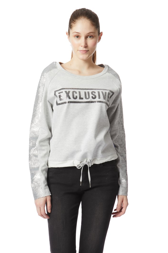 SWEATSHIRT - GREY MELANGE