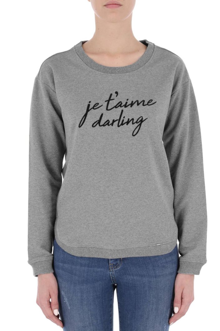 SWEATSHIRT - LIGHT STORM MEL