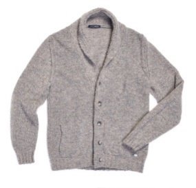 CARDIGAN - GREY MELANGE