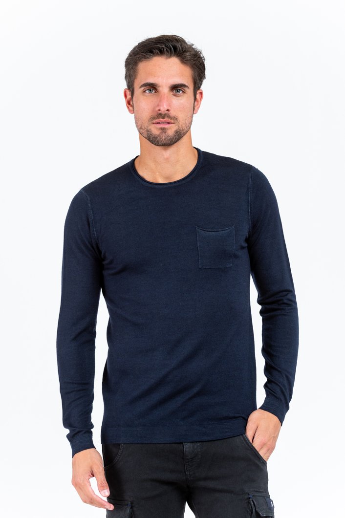 PULLOVER - NAVY BLUE