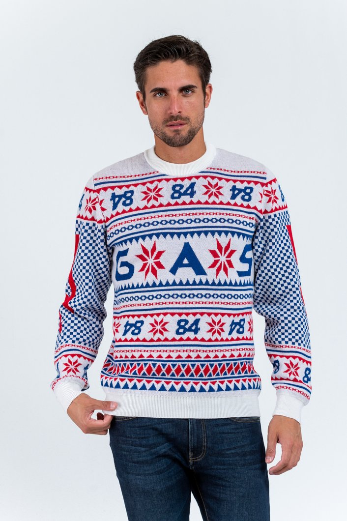 SWEATER - LAMBSWOOL WHIT