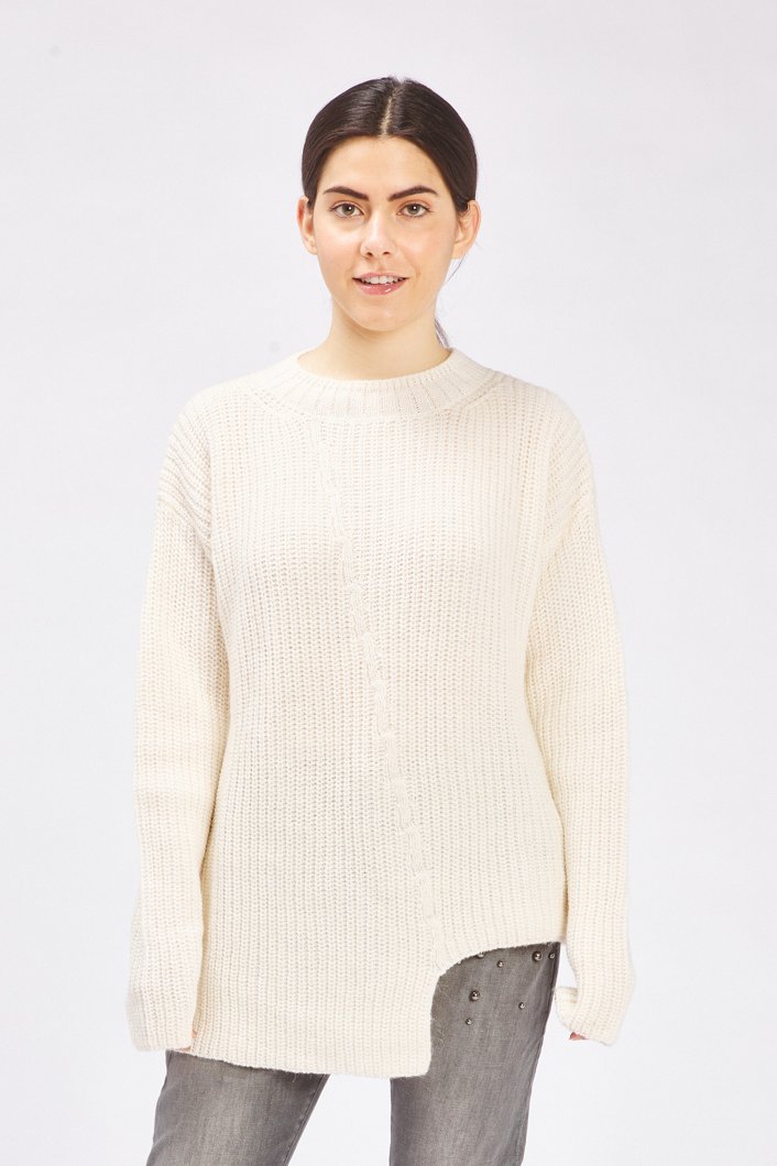 SWEATER - WHITE ICE