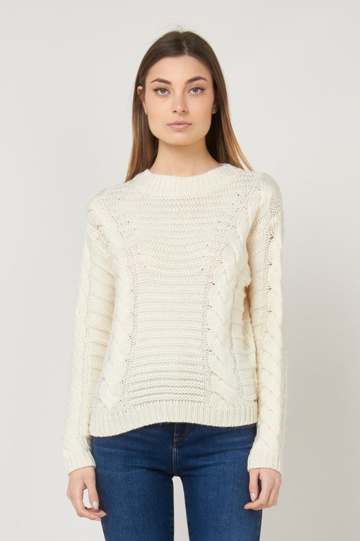 SWEATER - WHITE ICE