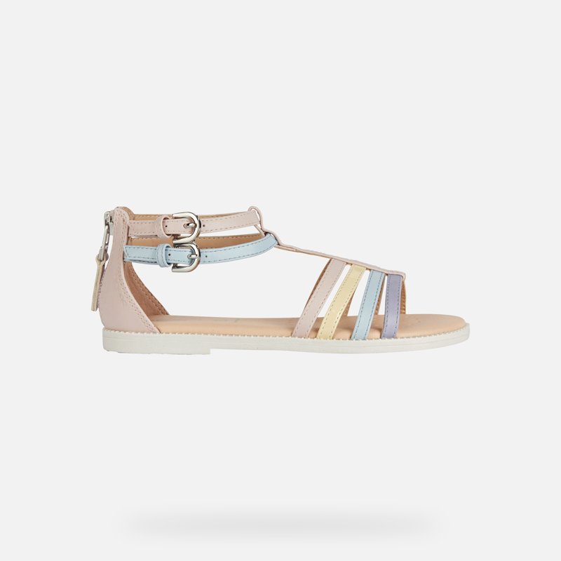 SANDALS - LT ROSE/MULTICOLOR