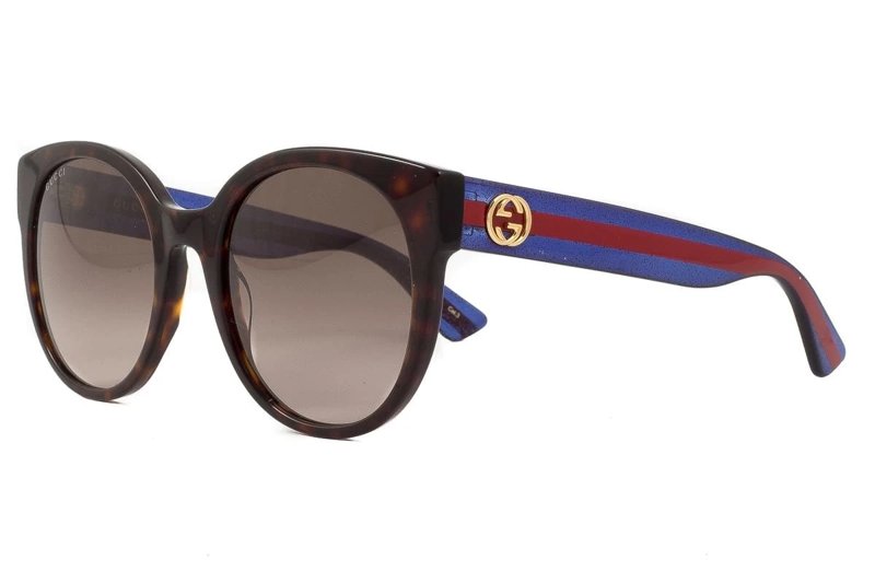 SUNGLASSES - HAVANA/BLUE/BROWN