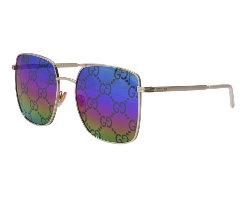 SUNGLASSES - GOLD/GOLD/MULTICOLOR