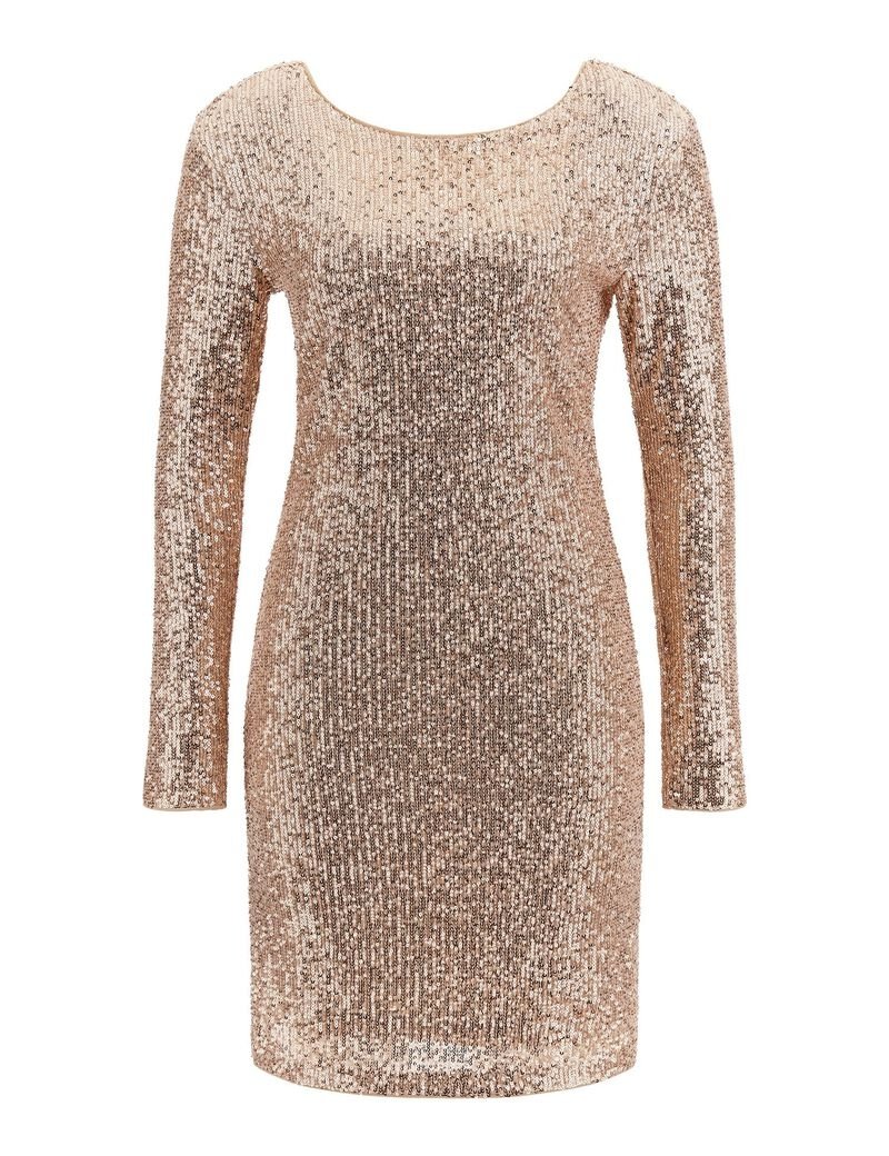 DRESS - VELVET TAUPE