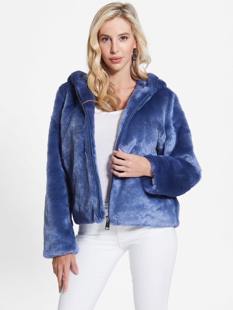 FUR COAT - PASSION BLUE A712