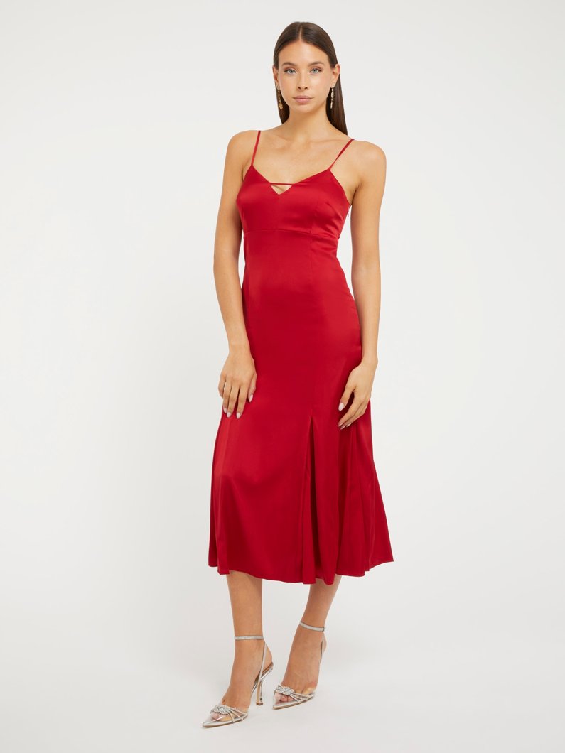 DRESS - CHILI RED