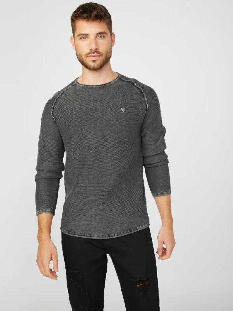 SWEATER - MILITARY GREEN WASH