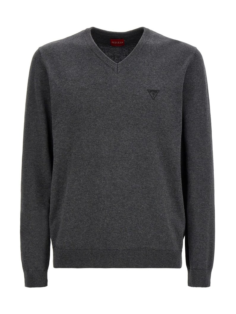 PULLOVER - DARK MELANGE GREY