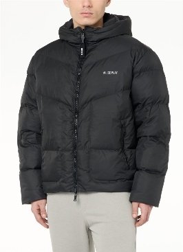 DOWN JACKET - BLACK/GREY