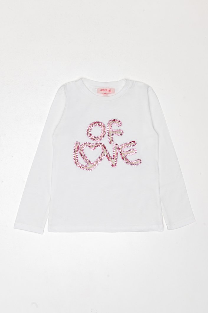 T-SHIRT LONG SLEEVE - BIANCO LANA