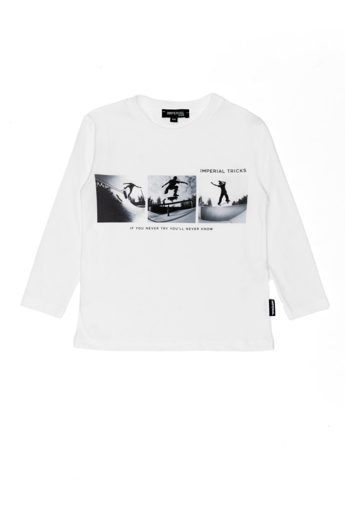 T-SHIRT LONG SLEEVE - BIANCO LANA