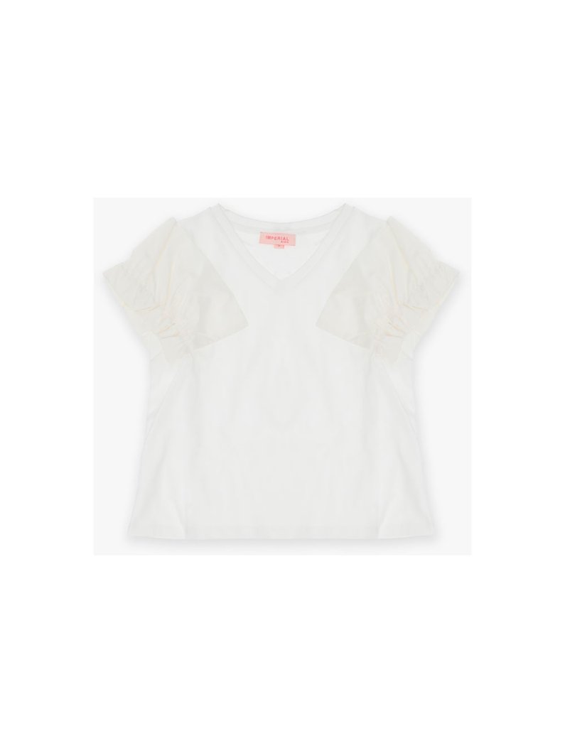 T-SHIRT - WHITE WOOL