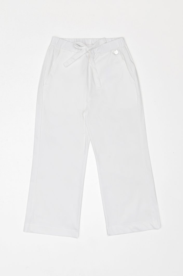 PANTS - WHITE WOOL
