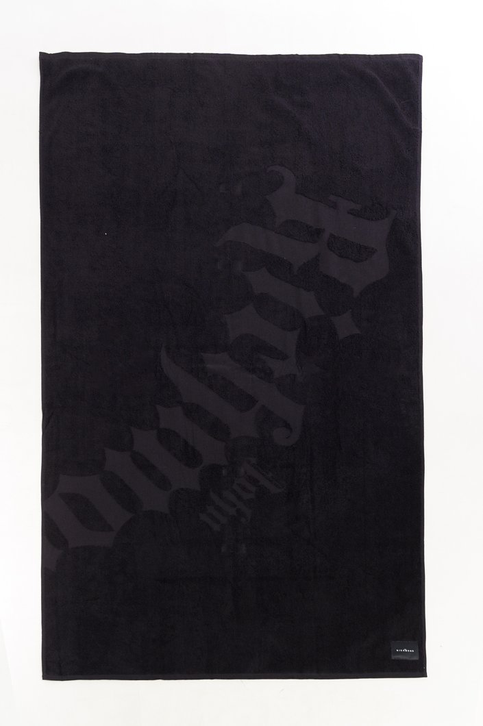 BEACH TOWEL - BLACK