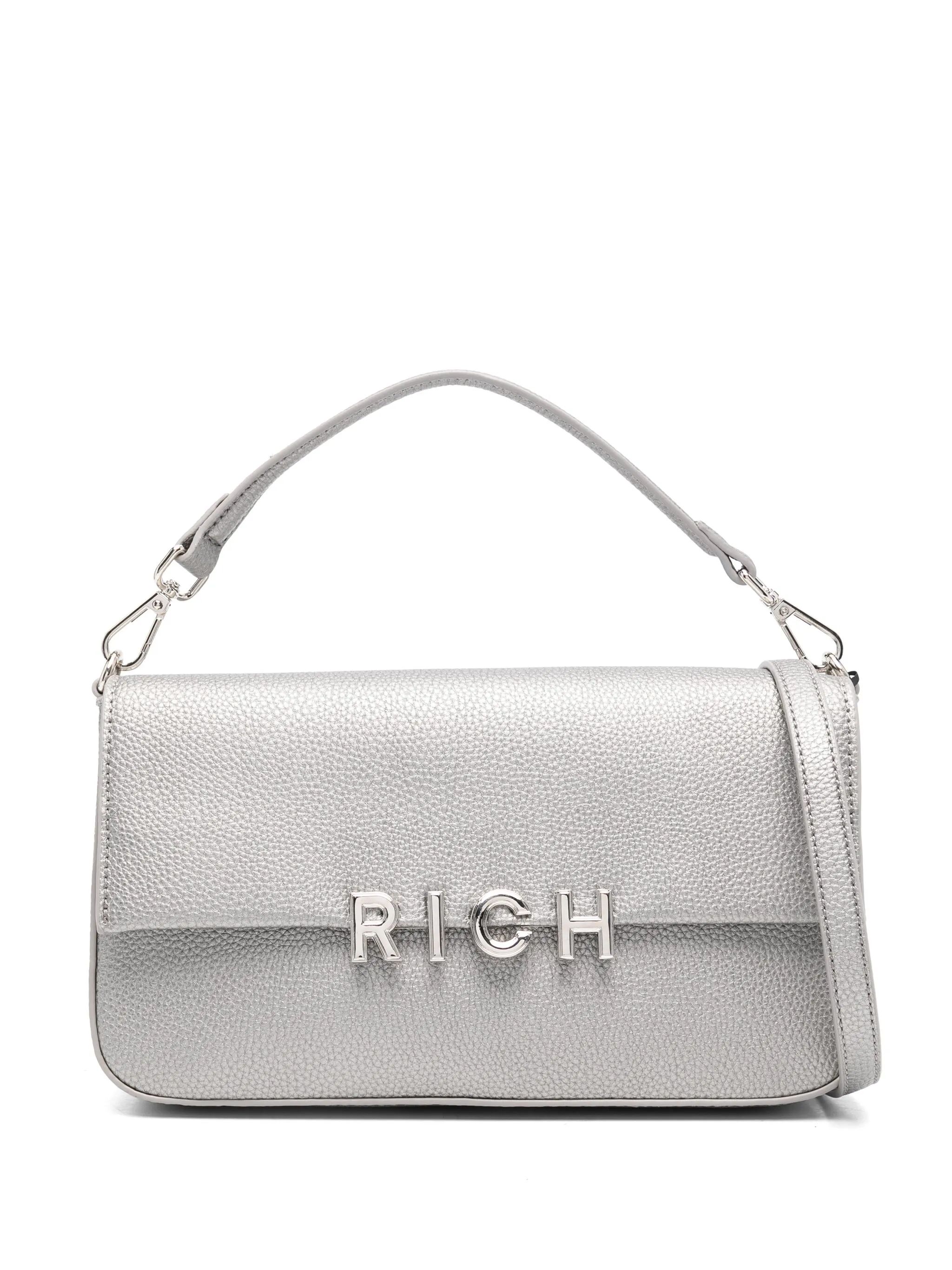 SHOULDER BAG - WHITE/SILV