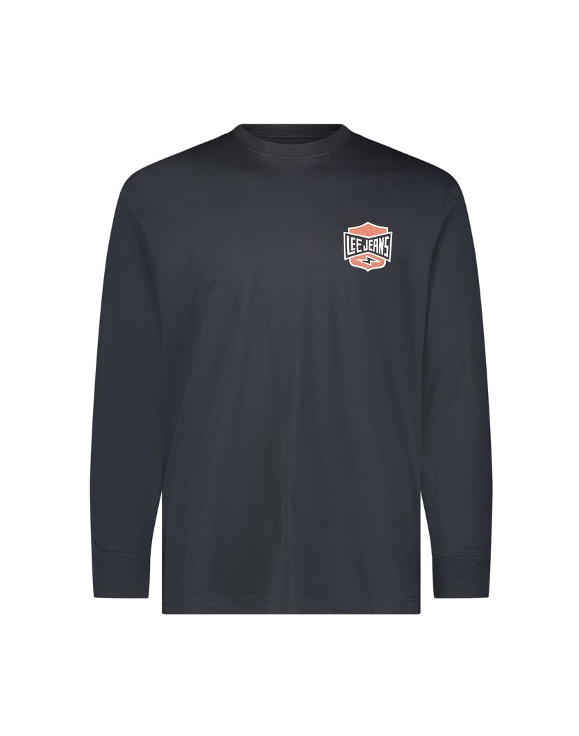T-SHIRT LONG SLEEVE - WASHED BLACK