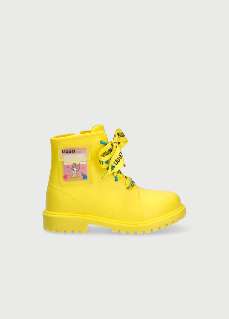 ANKLE BOOTS - YELLOW