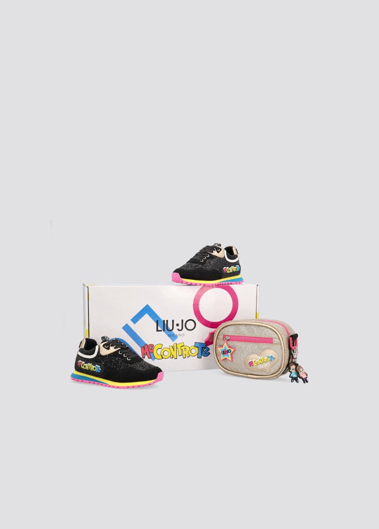 SNEAKERS - BLACK/GOLD