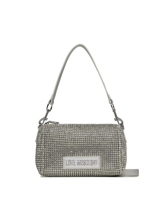 CROSSBODY BAG - STONE STRASS ARGENTO