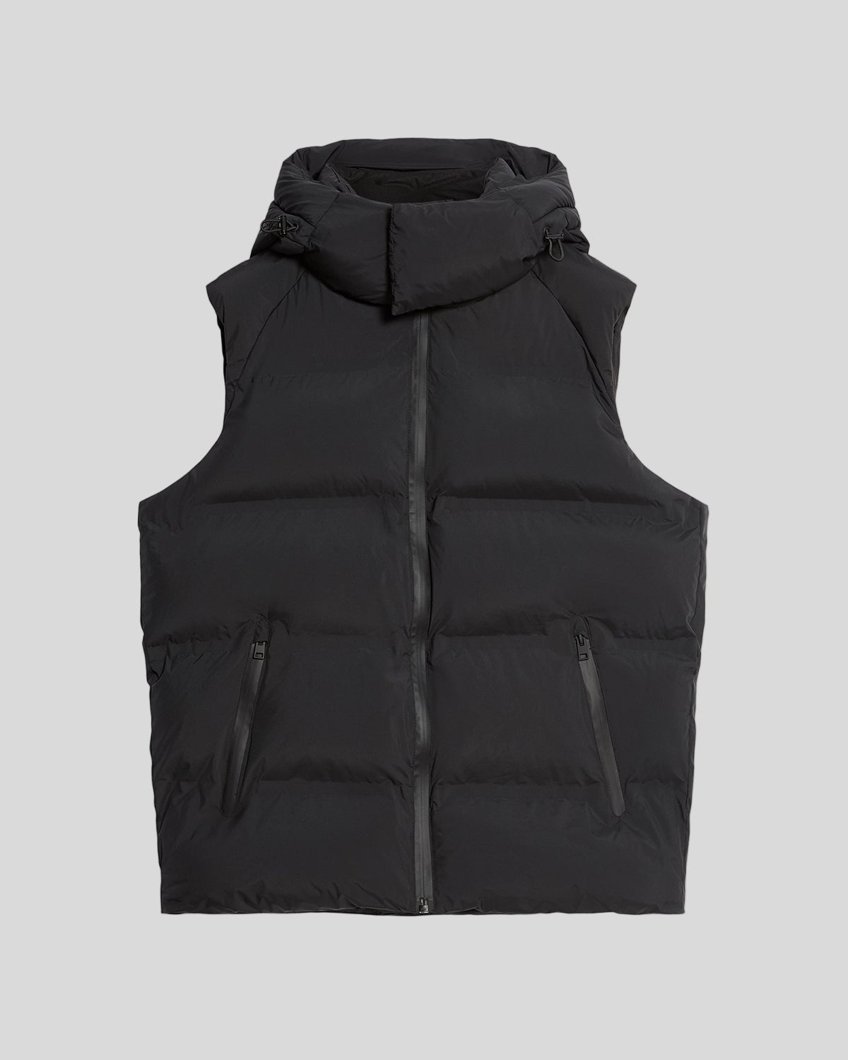DOWN VEST - JET BLACK