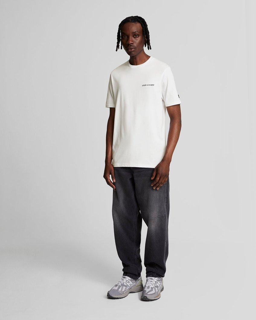 T-SHIRT - WHITE/ JET BLACK