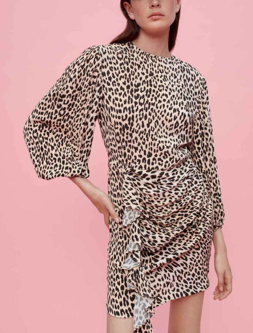 DRESS - LIGHT LEOPARD