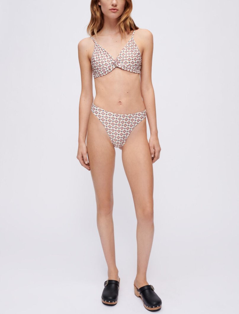 T-SHIRT - TILES ECRU BACKGROUND